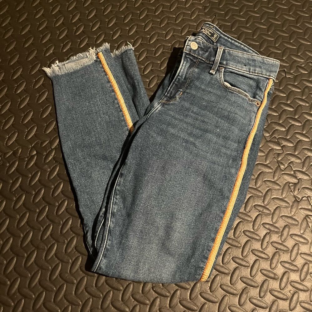 Abercrombie harper ankle jeans size 25